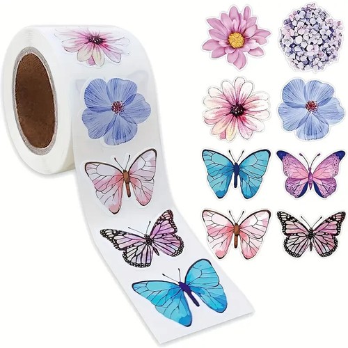 Adesivi farfalla floreale - farfalla,