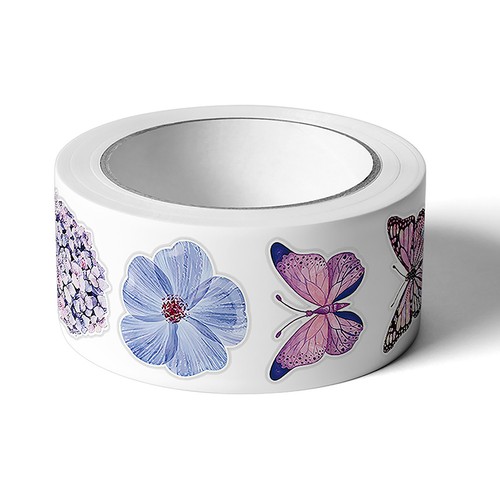 500pz rotolo farfalla fiore - farfalla,
