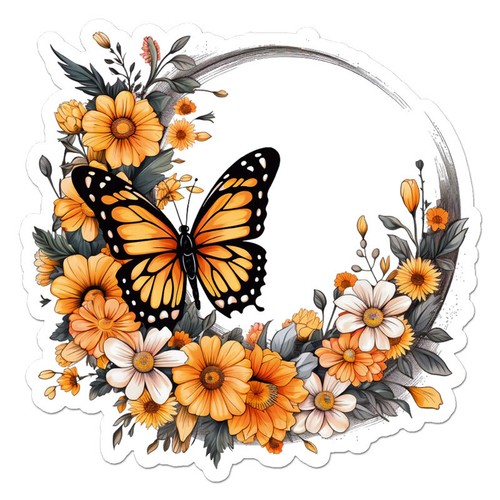 Monarch farfalla fiori - farfalla,