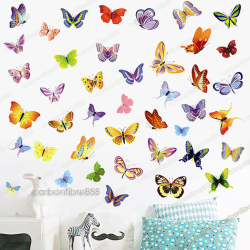 Farfalle colorate vinile - 42,